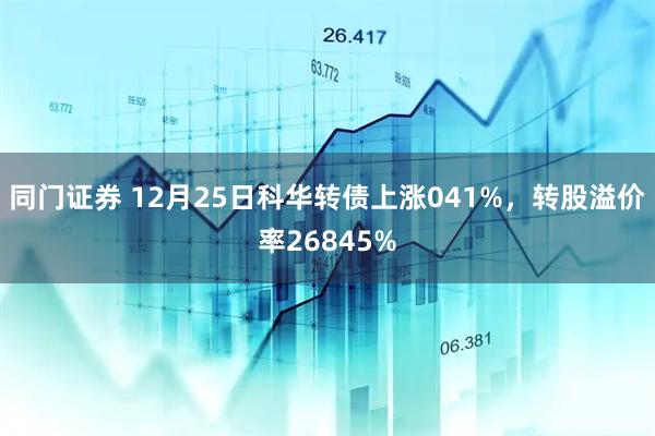 同门证券 12月25日科华转债上涨041%，转股溢价率26845%