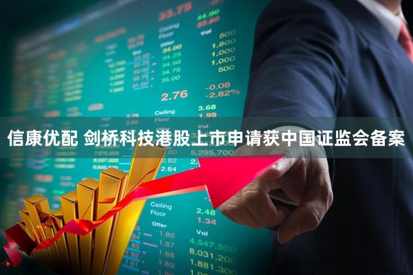 信康优配 剑桥科技港股上市申请获中国证监会备案